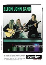 Elton John Band John Jorgenson Davey Johnstone Bob Birch 1997 Ovation guitar ad - $3.60