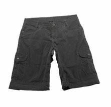 Kuhl Womens Trekr Hiking Shorts Size 10 Gray Cargo Pockets Lightweight Durable  - £20.11 GBP