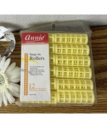 2 x ANNIE SNAP ON ROLLERS #1002, 24 COUNT YELLOW MEDIUM 3/4&quot; - $7.59 CAD