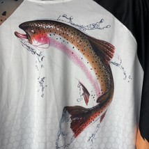 Koss Outdoors Men&#39;s XXL Long Sleeve Trout Graphic Fishing Shirt - $20.09