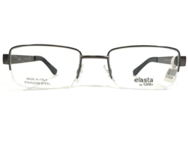 Safilo Eyeglasses Frames ELASTA E 3107 R80 Grey Rectangular Half Rim 52-... - £52.02 GBP