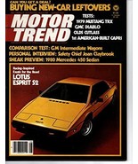 Motor Trend Magazine August 1978 Lotus Esprit S2, Mustang TRX, GMC Diabl... - £9.40 GBP