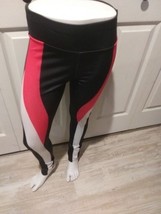 La Belle Boutique Yoga Pants Black Pink Medium - $190.06 MXN