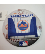 New York Mets Tri Fold Wallet NEW 2012 Official MLB Concept One Accessories - £15.73 GBP