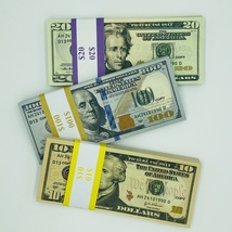 100 Pcs Mix 3 Type Prop Money-Double Sided Full Print Fake Dollar $100,$20,$10 - £15.55 GBP