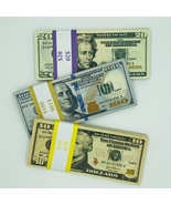 100 Pcs Mix 3 Type Prop Money-Double Sided Full Print Fake Dollar $100,$20,$10 - $19.69