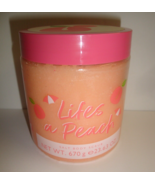 New Asquith &amp; Somerset Body Salt Scrub 23.63 oz Jar  - Peach - £21.94 GBP