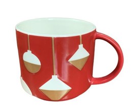 Starbucks 2012 Christmas Mug Holiday Gold Ornament Stackable Bone China Coffee - £10.27 GBP