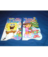2 New Board Books-Merry Christmas Sponge Bob - Doras Counting Christmas  - $4.07 CAD