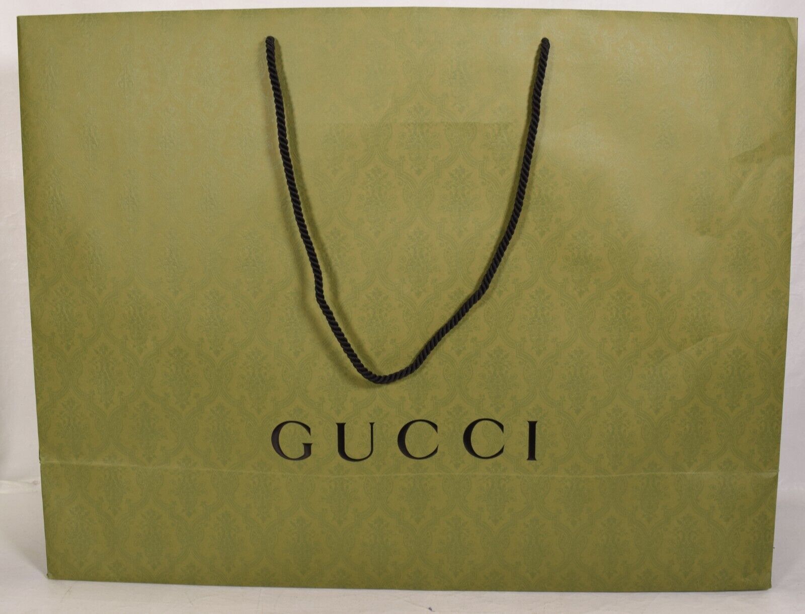 Huge Magnetic Gucci Balenciaga Green Empty Gift Bag - $49.50
