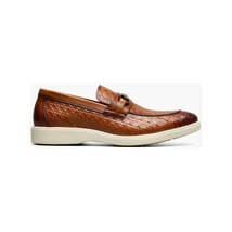 Stacy Adams Salyer Moc Toe Bit Slip On Walking Shoes Tan 25692-240 image 7