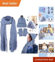 Essential Knitting Starter Set: Includes Needles, Yarn, and Tutorial Guide - $82.12