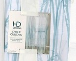 1 Count HD Designs English Meadow Stone Blue Sheer Curtain Panel 50&quot; X 84&quot; - $26.99