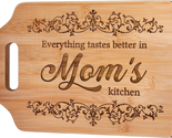 Mothers Day Gifts for Mom - Engraved Bamboo Cutting Board - Birthday Gif... - £20.87 GBP