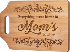 Mothers Day Gifts for Mom - Engraved Bamboo Cutting Board - Birthday Gifts for M - £20.87 GBP