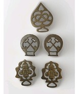 Brass Horse Medallion Lot of 5 Antique to Vintage  - €29,75 EUR