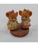 Vintage Enesco Miceville Sissy and Missy Shopmouse Figurine 870692 Shop ... - $21.00