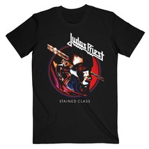 Judas Priest Stained Class Album Circle Official Tee T-Shirt Mens Unisex - £26.89 GBP