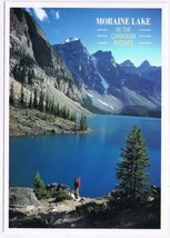 Postcard Moraine Lake In The Canadian Rockies Alberta - £2.32 GBP