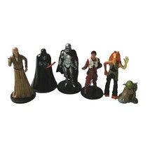 6 Star Wars Characters Figure Lot Jar Jar Captain Phasma Darth Poe Damer... - $14.89