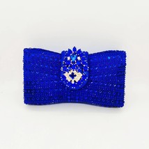Luxuri Woman  Evening Bags Hot-Fix Rhinestone Purse Crystal Clutches For Wedding - £97.02 GBP