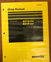 Komatsu D21A-8E0, D21P-8E0 Crawler Dozer Bulldozer Shop Repair Service Manual - £65.14 GBP