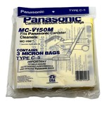 Panasonic Type C-5 Canister Vacuum Cleaner Bags MC-V150M 3 Micron Bags - £9.46 GBP