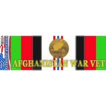EagleEmblems BM0477 Sticker-Afghan War,SVC.RB and Medal (3.5x10&#39;&#39; - £7.17 GBP