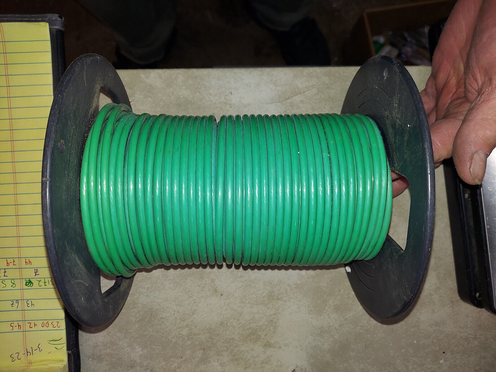 Primary image for 23DD44 CERRO WIRE, 10 AWG GREEN THHN, 200', 5/05 DATED, 7#9 AS IS, NEW OTHER