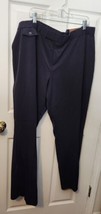 New CJ Banks Find Your Length Pants Womens 20W Navy Blue Casual Comfort ... - $22.95