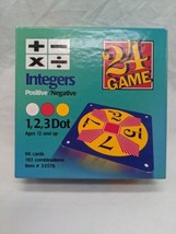 24 Game Integers Positive Negative 1,2,3 Dot Mathematics Board Game - $44.54