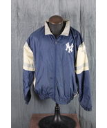 New York Yankees Jacket (VTG) - Hooded Windbreaker by Starter - Men&#39;s XL - $125.00
