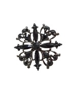 Unique Costume Black Brooch Pin Jewelry Goth Formal - $24.00