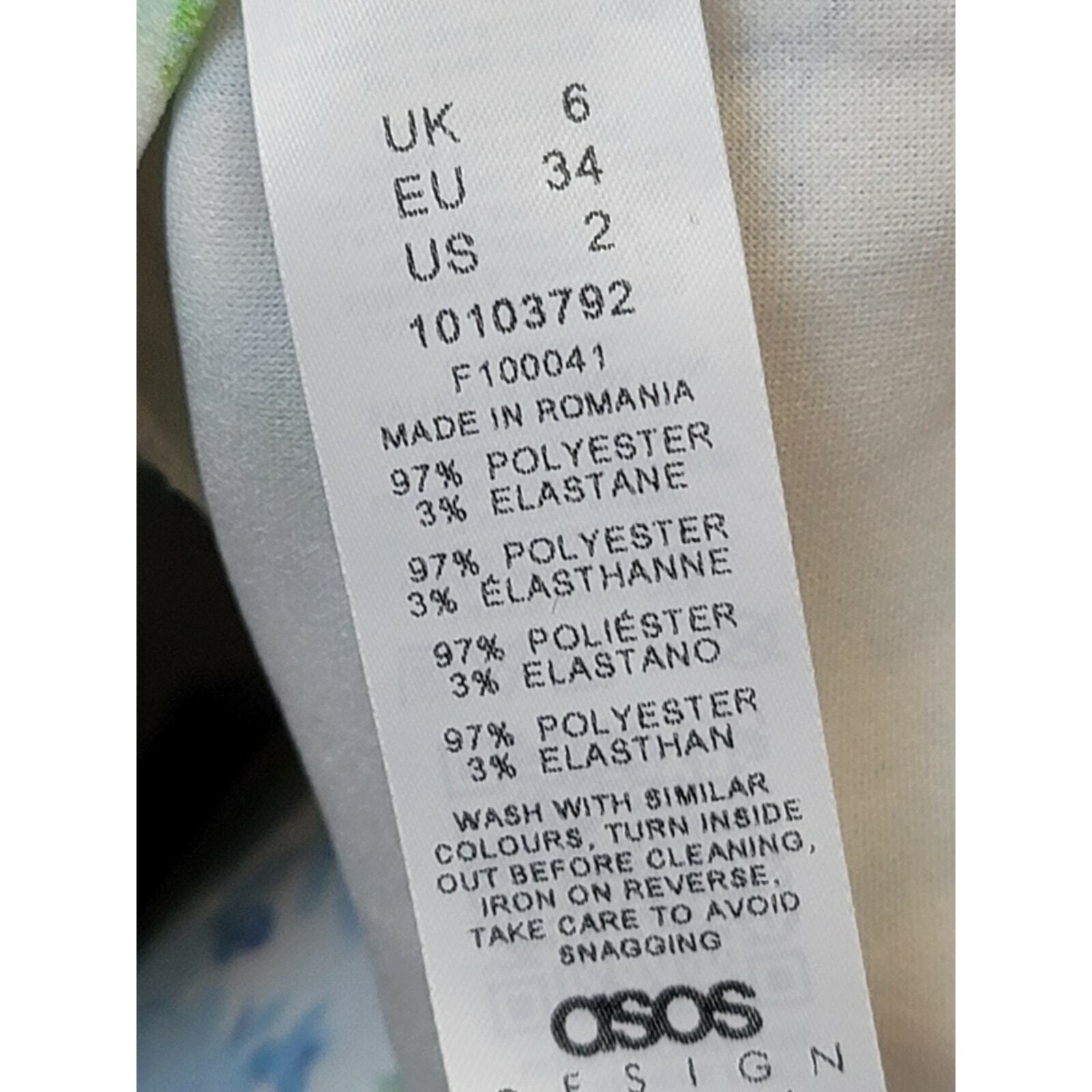 ASOS Design Maternity Pantsuit Size US 2 White Floral Blazer and Trousers Petite Item image 10