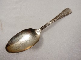 VTG 1933 Oneida Community Par Plate Silver plate Chicago Souvenir Spoon - $15.84