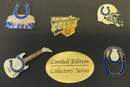Indianapolis Colts Limited Edition Set of 5 Collectors Pins in Case Set 5 - £10.24 GBP