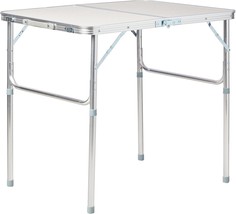 The Lightweight, Foldable, Portable, Adjustable Aluminum Camp Table From - £49.58 GBP