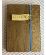 Wood Carved Journal Notebook with Blank Pages By Floor 9 - €7,72 EUR