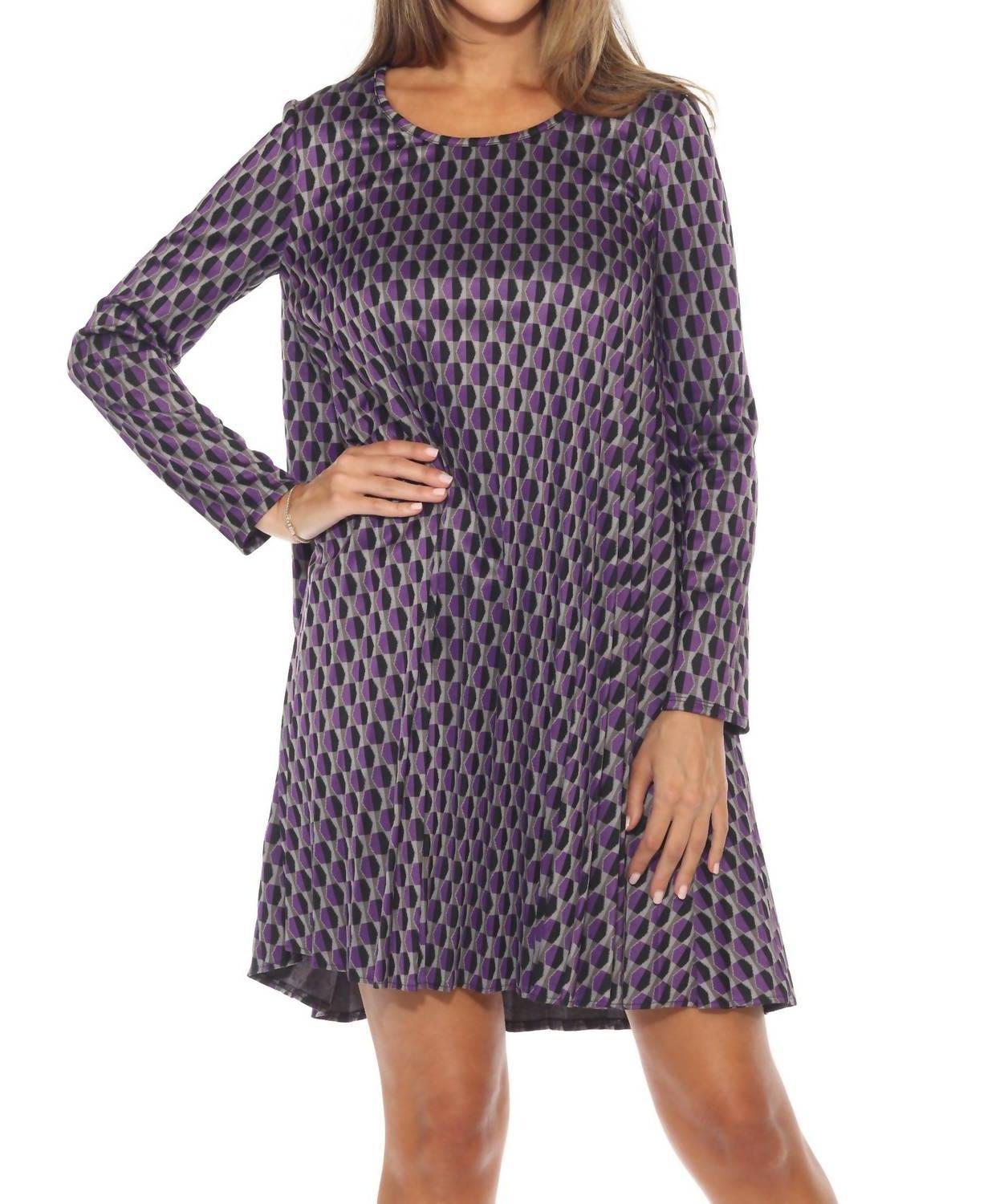 Joseph Ribkoff geometric knit shift dress size 8 (UK 10) - $124.74