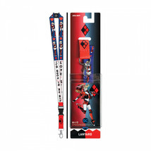 Harley Quinn Good To Be Bad Lanyard Red - $8.99