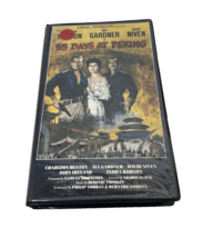 1979 VHS 55 Days At Peking Charlton Heston United Home Video RARE Clam Case - £18.28 GBP