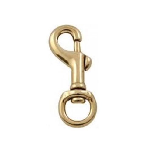 Brass Round Eye Snap Hook - 5/7&quot; - $31.79