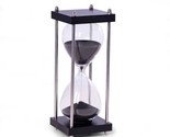 Bey Berk 30 Minute Hourglass, Wood Sand Timer - £42.68 GBP