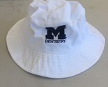 University Di Michigan Scuola Odontoiatria Secchio Cappello Bianco Blu B... - £7.60 GBP