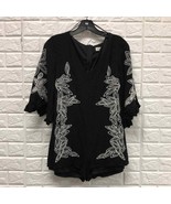 Tea &amp; Cup Women Black Romper juniors Size S - $38.21 CAD