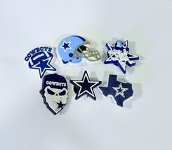 BRAND NEW DALLAS COWBOYS RUBBERIZED CROC SHOE CHARMS PINS DECORATIONS SE... - $12.73