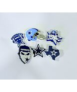 BRAND NEW DALLAS COWBOYS RUBBERIZED CROC SHOE CHARMS PINS DECORATIONS SE... - $12.73