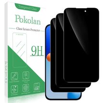 3 Pack Protector de Pantalla Vidrio Templado Privacidad Para iPhone 14 P... - $16.61 CAD