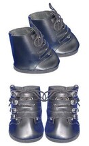 Fashion High Straps Black Boots clothes fits most 12&quot; Snuggl&#39;ems, 8&quot; - 1... - $10.88