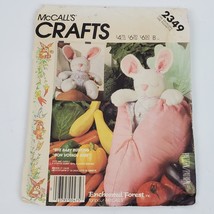 Vintage McCall&#39;s Crafts 2349 Bunny Sewing Pattern - $8.06